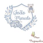 matriz de bordado brasao carro ursinho-joao marcelo 30