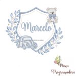 matriz de bordado brasao carro ursinho-marcelo 105