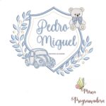 matriz de bordado brasao carro ursinho-pedro miguel 97