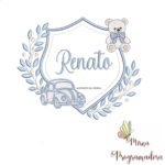 matriz de bordado brasao carro ursinho-renato 107