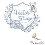 matriz de bordado brasao carro ursinho-victor hugo