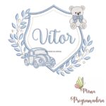 matriz de bordado brasao carro ursinho-vitor 60