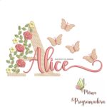 matriz-de-bordado-flores-borboletas-nome-alice