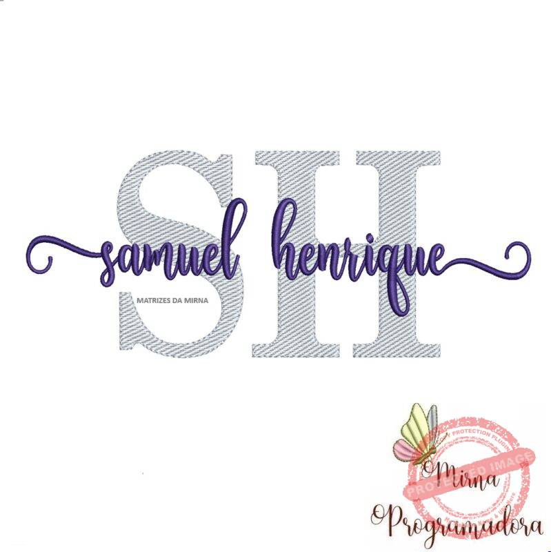 matriz-de-bordado-nome-samuel-henrique
