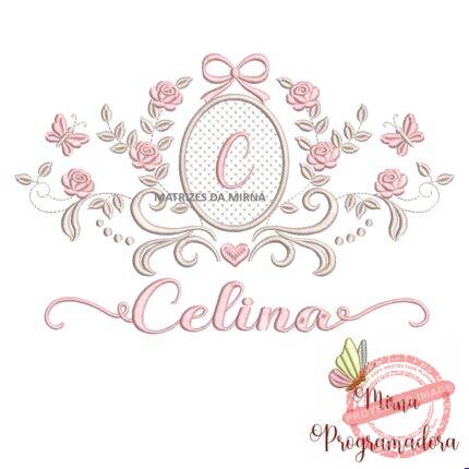 matriz de bordado moldura arabesco celina 55