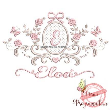 matriz de bordado moldura arabesco eloa56