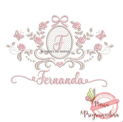 matriz de bordado moldura arabesco fernanda 51
