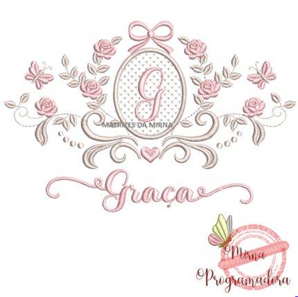 matriz de bordado moldura arabesco graca 58