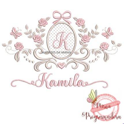 matriz de bordado moldura arabesco kamila 62