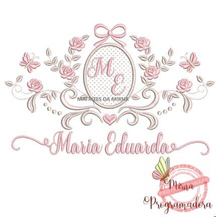 matriz de bordado moldura arabesco maria eduarda 37