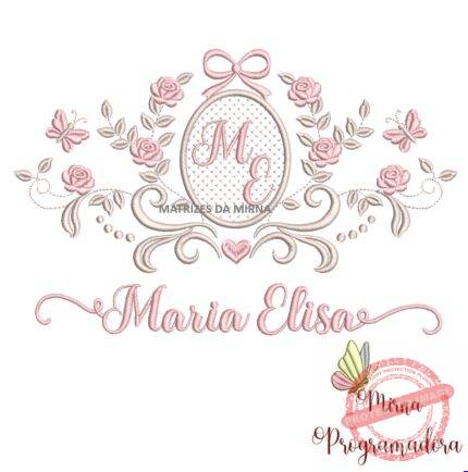 matriz de bordado moldura arabesco maria elisa 43