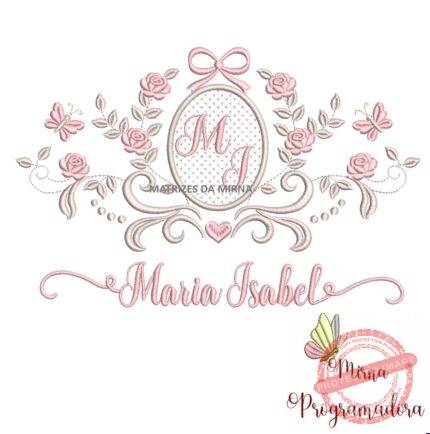 matriz de bordado moldura arabesco maria isabel 46
