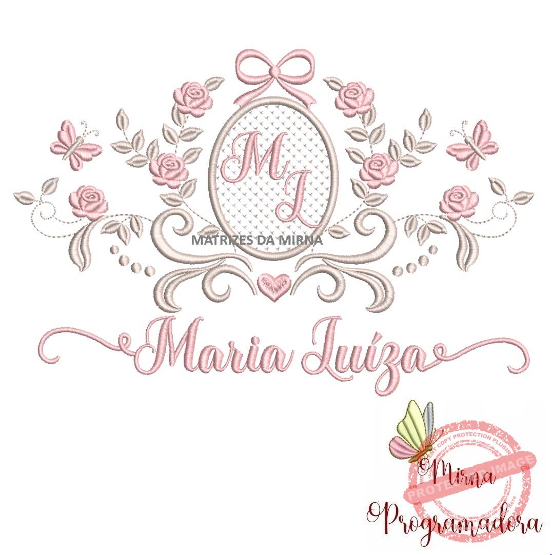 1matriz de bordado maria luiza 38 matriz de bordado moldura arabesco maria luiza 38 - Imagem 1