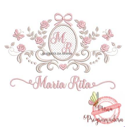 matriz de bordado moldura arabesco maria rita 45