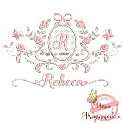 matriz de bordado moldura arabesco rebeca 66