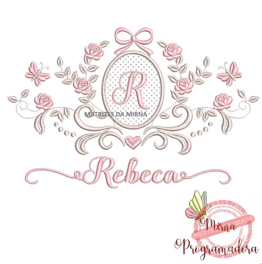 1matriz de bordado rebeca 66 matriz de bordado moldura arabesco rebeca 66 - Imagem 1