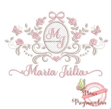 matriz de bordado moldura arabesco maria julia 16