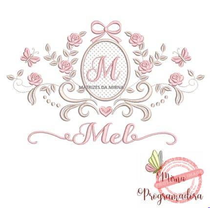 matriz de bordado moldura arabesco mel 35