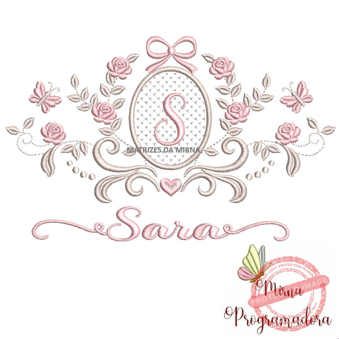 matriz de bordado moldura arabesco sara 31 matriz de bordado moldura arabesco sara 31 - Imagem 1