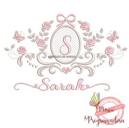 matriz de bordado moldura arabesco sarah32