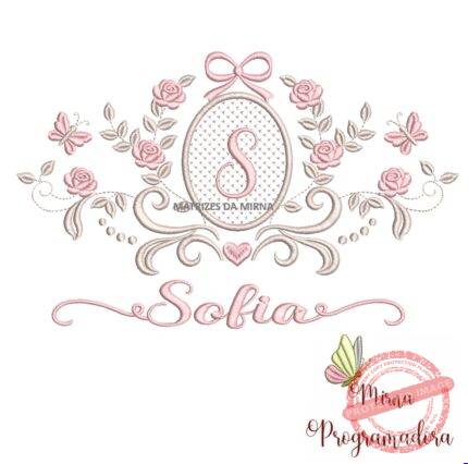 matriz de bordado moldura arabesco sofia 29