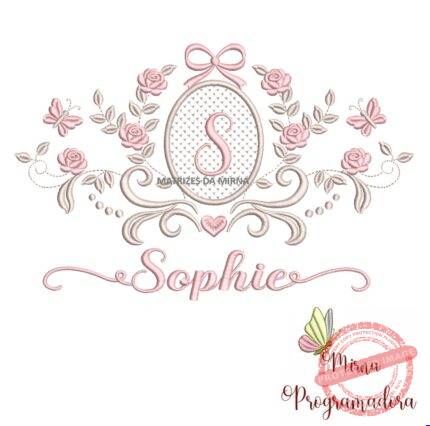 matriz de bordado moldura arabesco sophie 28