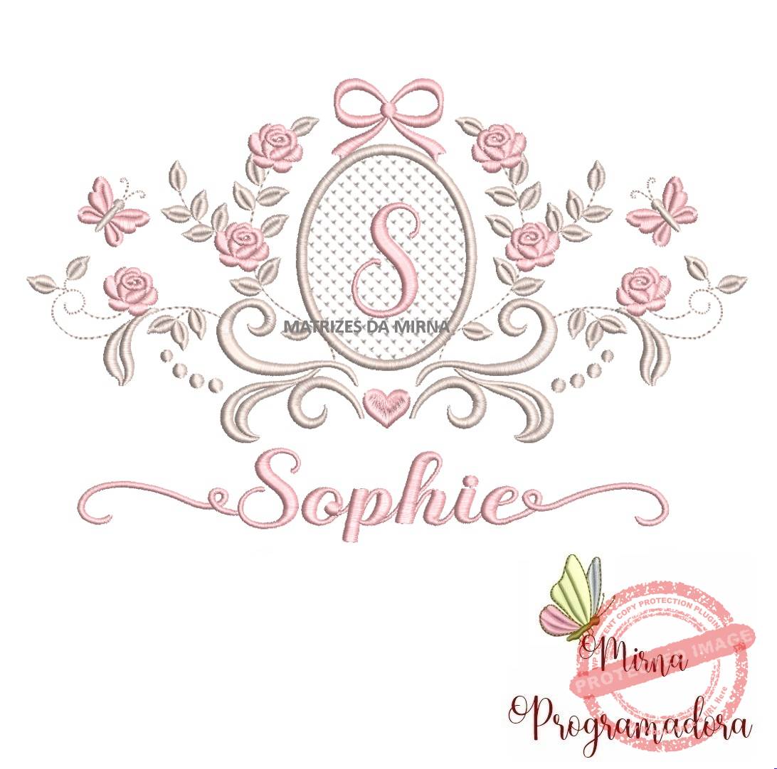 matriz de bordado moldura arabesco sophie 28 matriz de bordado moldura arabesco sophie 28 - Imagem 1