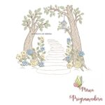 Matriz de Bordado Coleção Bosque Encantador Menino / Bosque Encantador Menina / Coleção Ursinho Bebê Dormindo - Imagem 21
