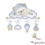 matriz de bordado bebe dormindo 05.