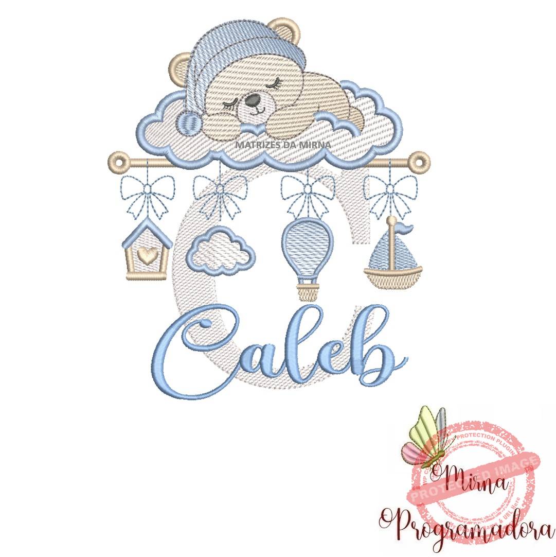 matriz de bordado bebe dormindo nome caleb 20 matriz de bordado bebe dormindo nome caleb 20. - Imagem 1
