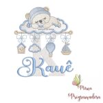 matriz de bordado bebe dormindo nome kaue 65.