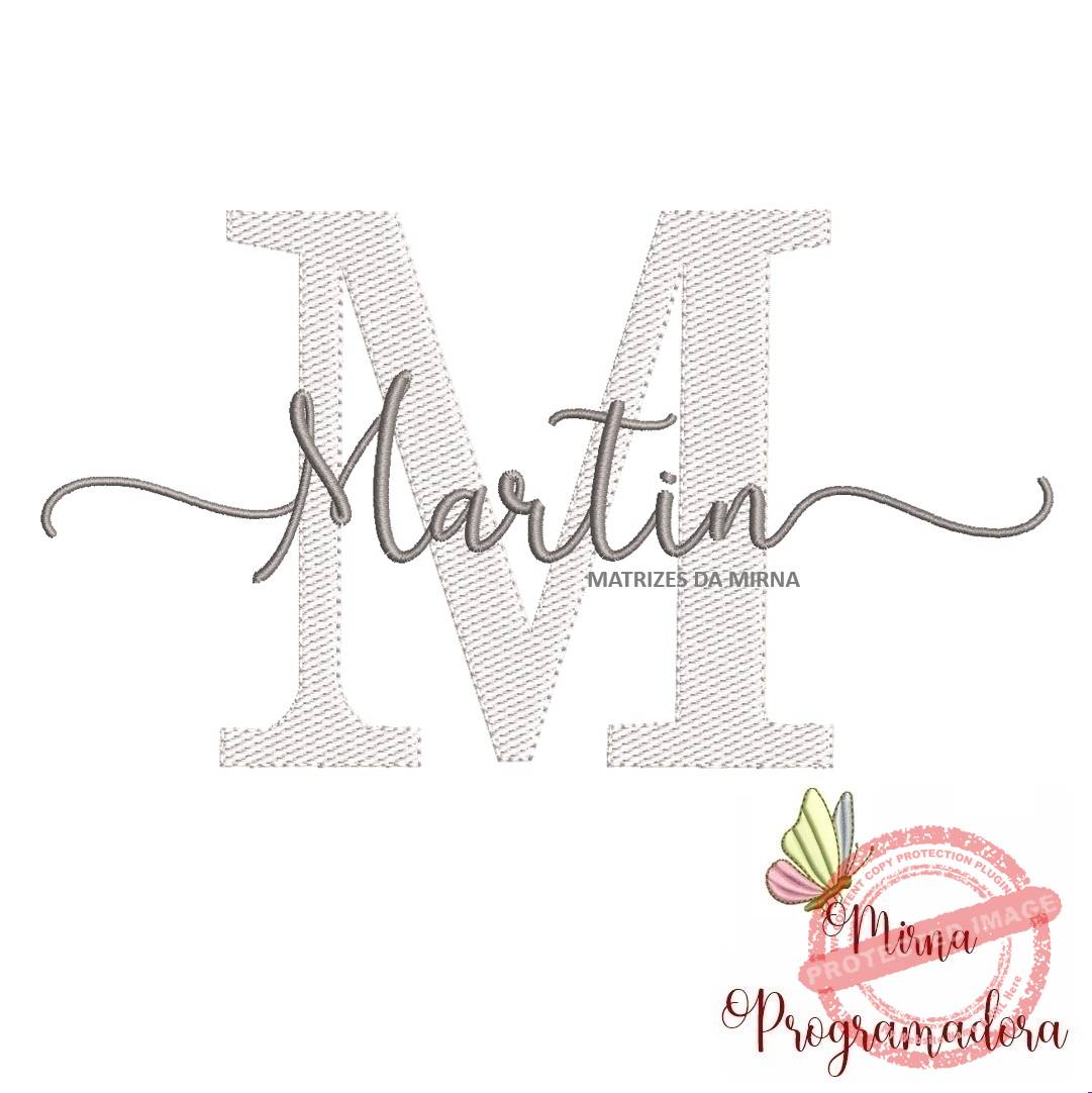 matriz de bordado nome martin matriz-de-bordado-nome-martin