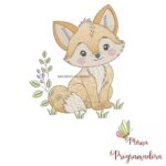 Matriz de Bordado Coleção Bosque Encantador Menino / Bosque Encantador Menina / Coleção Ursinho Bebê Dormindo - Imagem 4